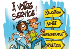Dessin service civique