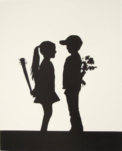 FAKE_LOVE_White_by_fakestencils