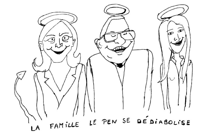 Dessin Camille FN Dédiabolisation