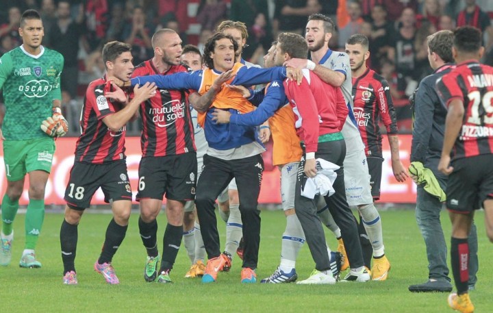 Nice-Bastia, c’est toujours chaud (Crédit photo: le JDD.fr)