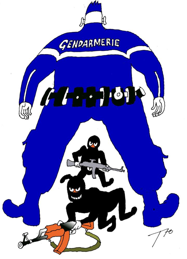 Dessin de Serguei Tiounine, illustrateur russe