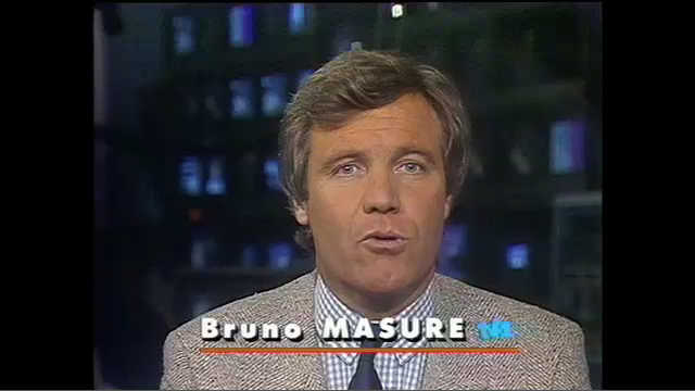 En 1989, Bruno Masure présente le journal de 20h sur TF1. (Crédit : TF1.fr)