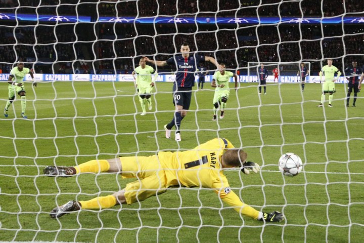 Zlatan penalty raté