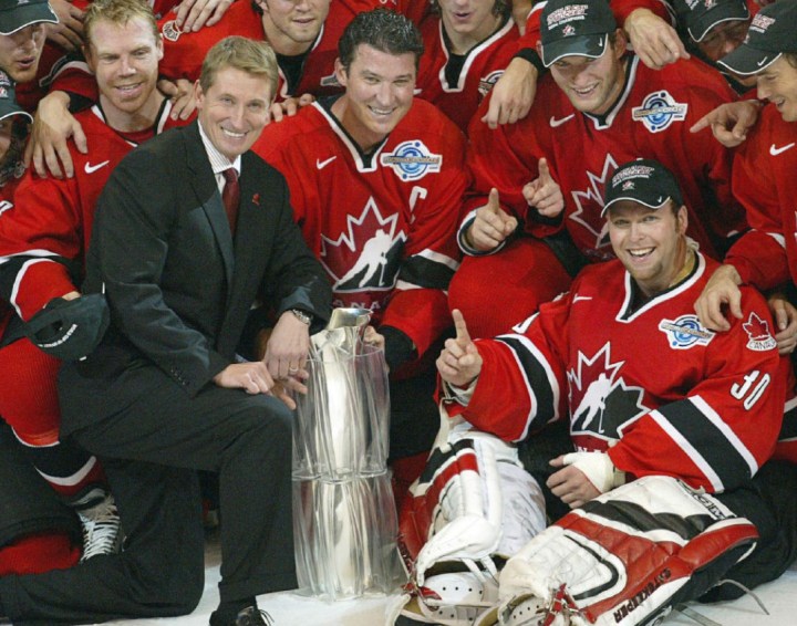 WAYNE GRETZKY MARIO LEMIEUX MARTIN BRODEUR