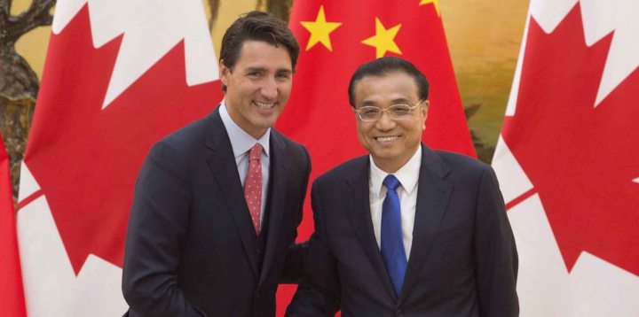 Justin Trudeau Li Keqiang