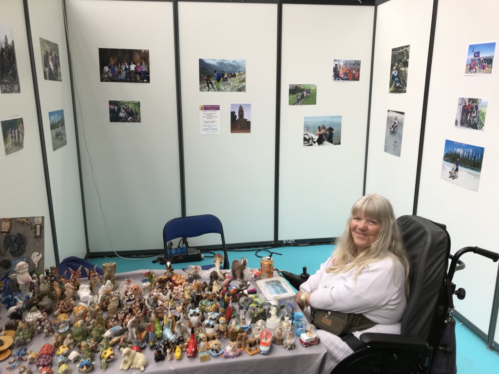 Bétrice Stark participe souvent à des évènements pour son association