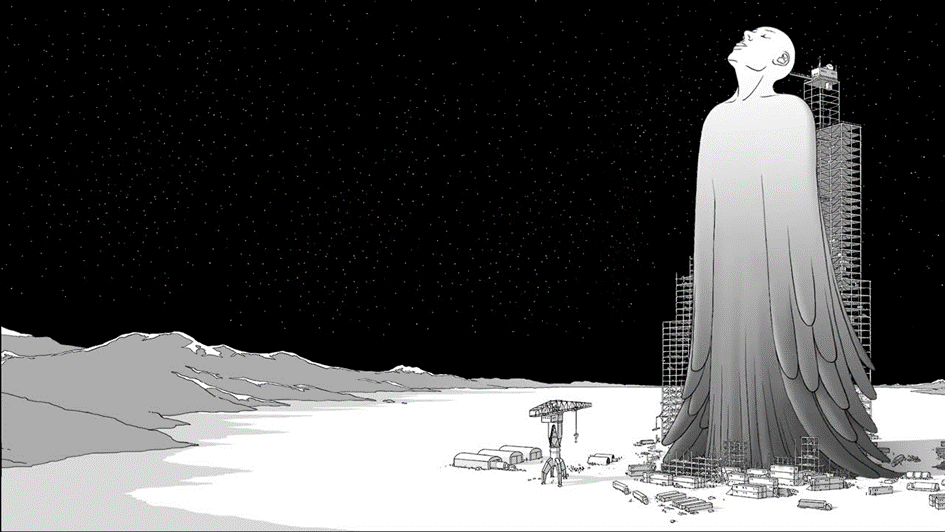 Affiche des Utopiales 2022 par Marc-Antoine Mathieu