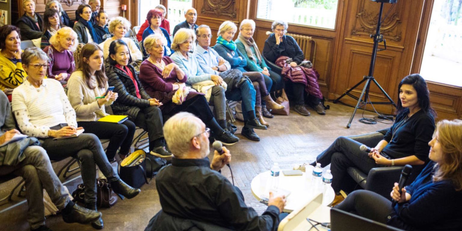 a masterclass dure deux heures comme ci-dessus, en 2021 Crédit : Cannes Cinéma