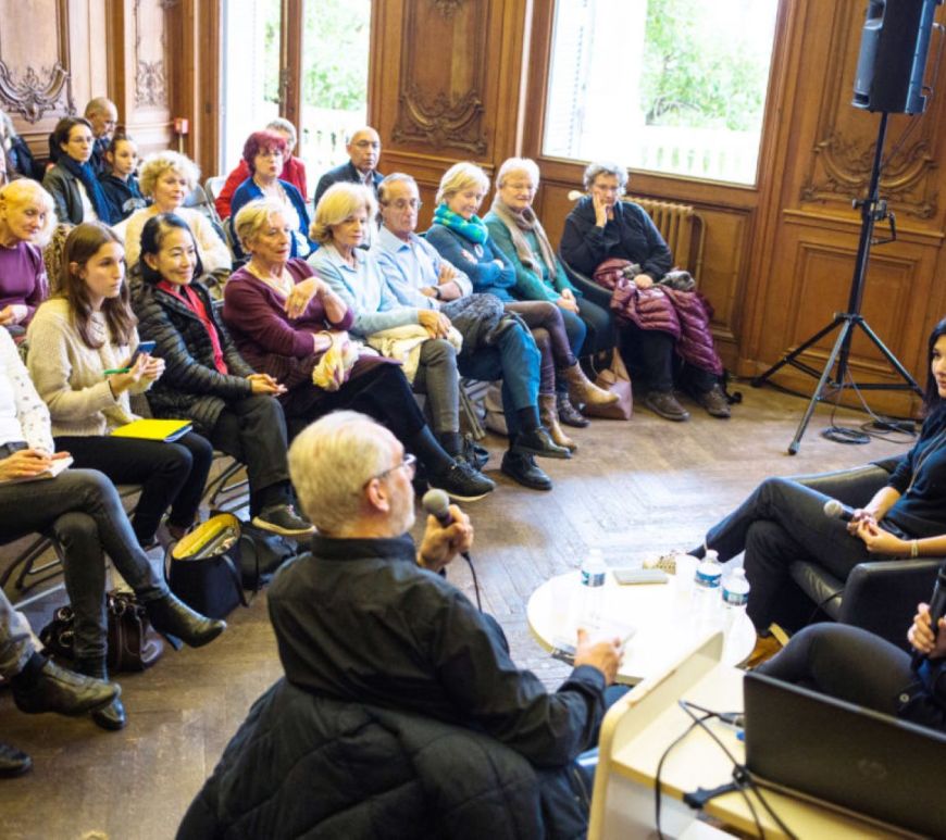 a masterclass dure deux heures comme ci-dessus, en 2021 Crédit : Cannes Cinéma